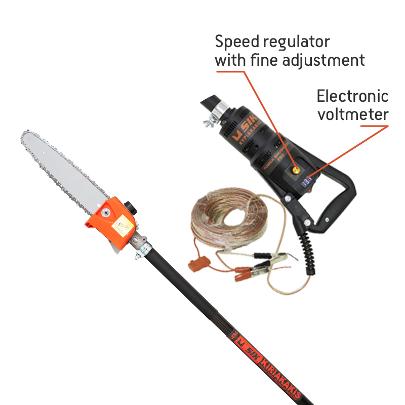 ELECTRIC POLE CHAIN-SAW SIK POWER SHARK BRUSHLESS